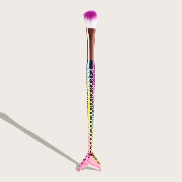 

1pc Mermaid Design Eyeshadow Brush, Multicolor