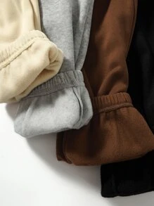 SHEIN Unity 4Pack Thermal Lined Joggers - Multicolor - View 4