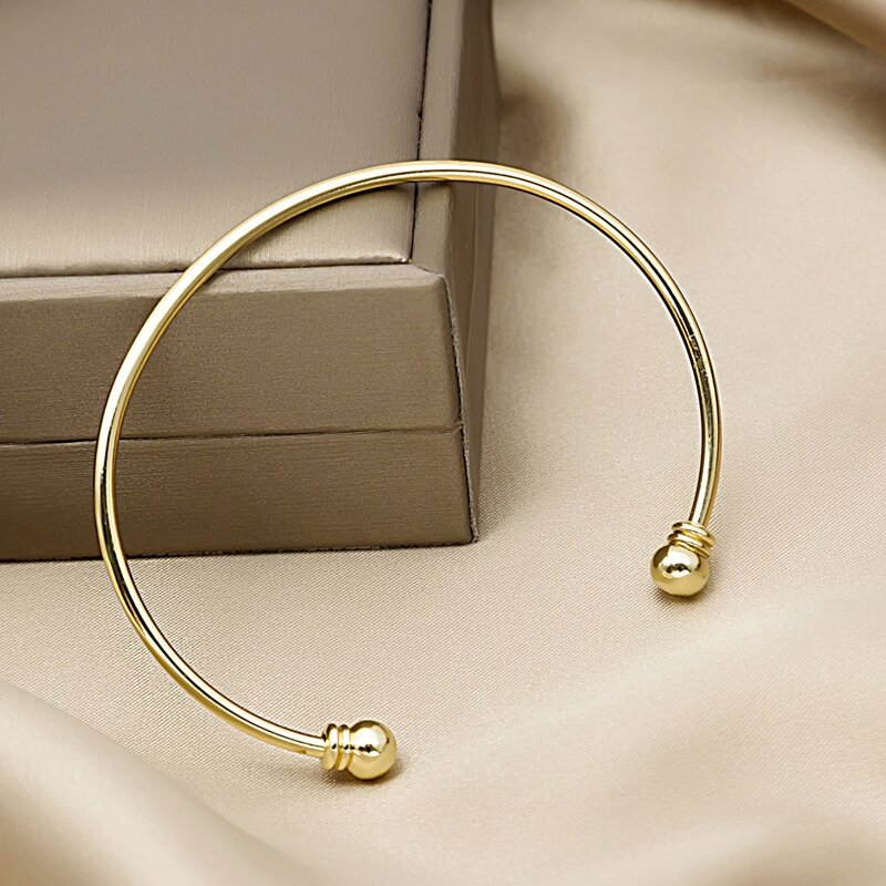 

Minimalist Cuff Bracelet, Gold