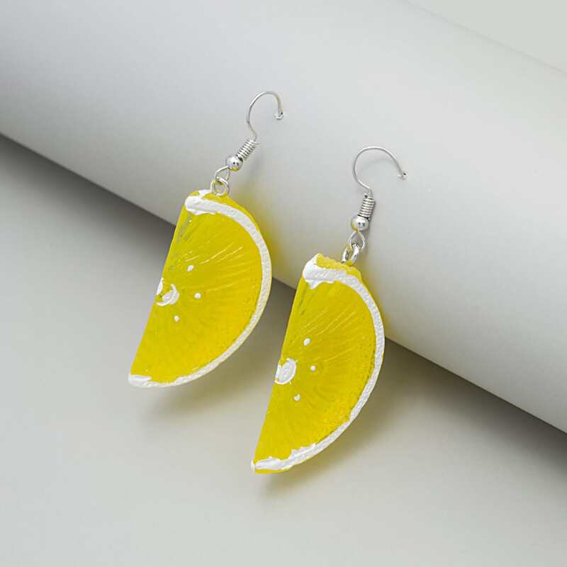 

Fruit Drop Earrings, Yellow