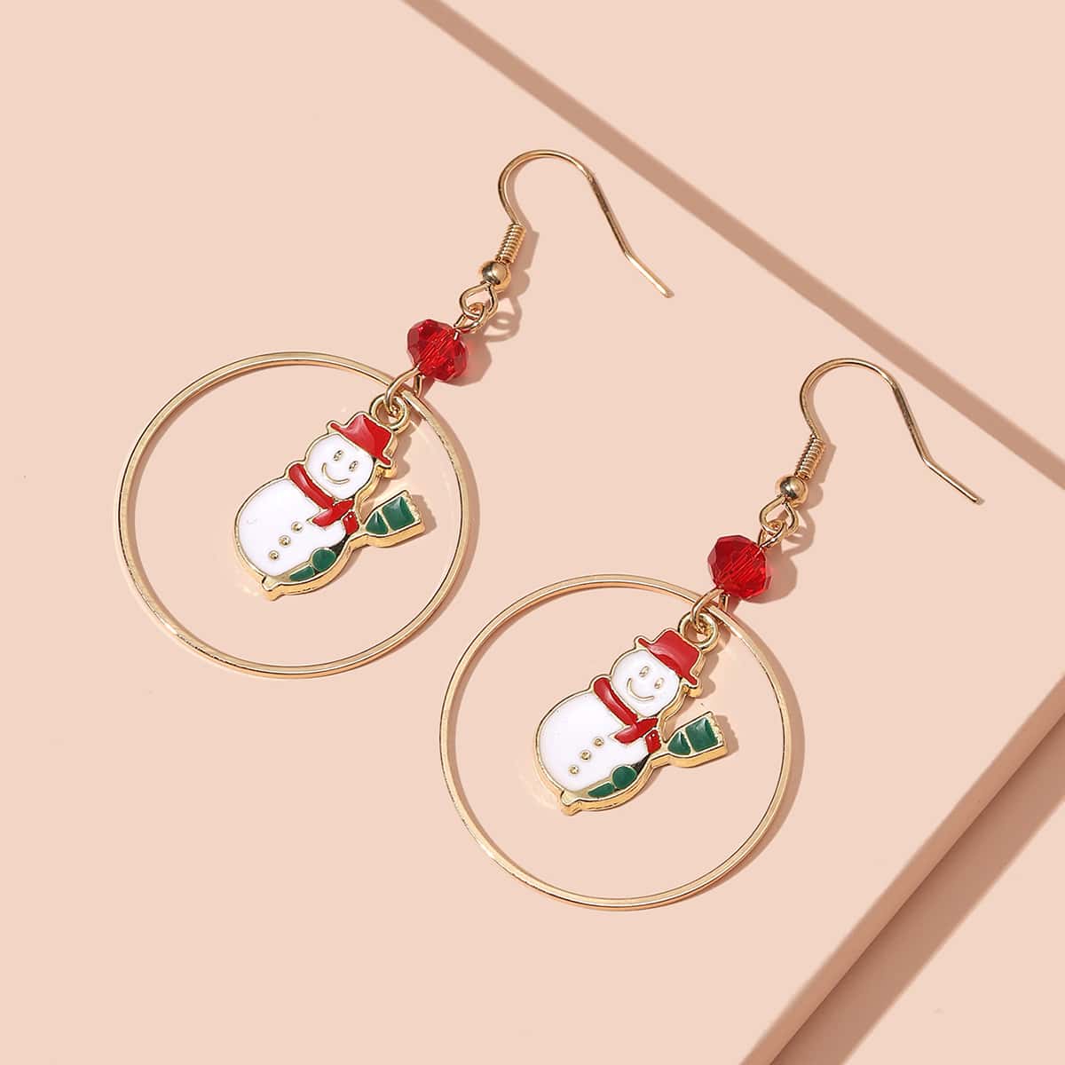 

Snowman Drop Earrings, Multicolor