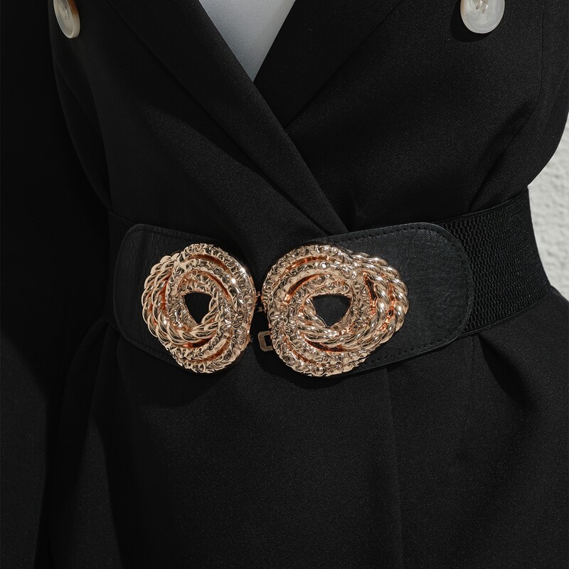 

Twist Decor Belt, Black
