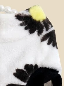 雛菊圖案寵物夾克 - 彩色 - 查看 4