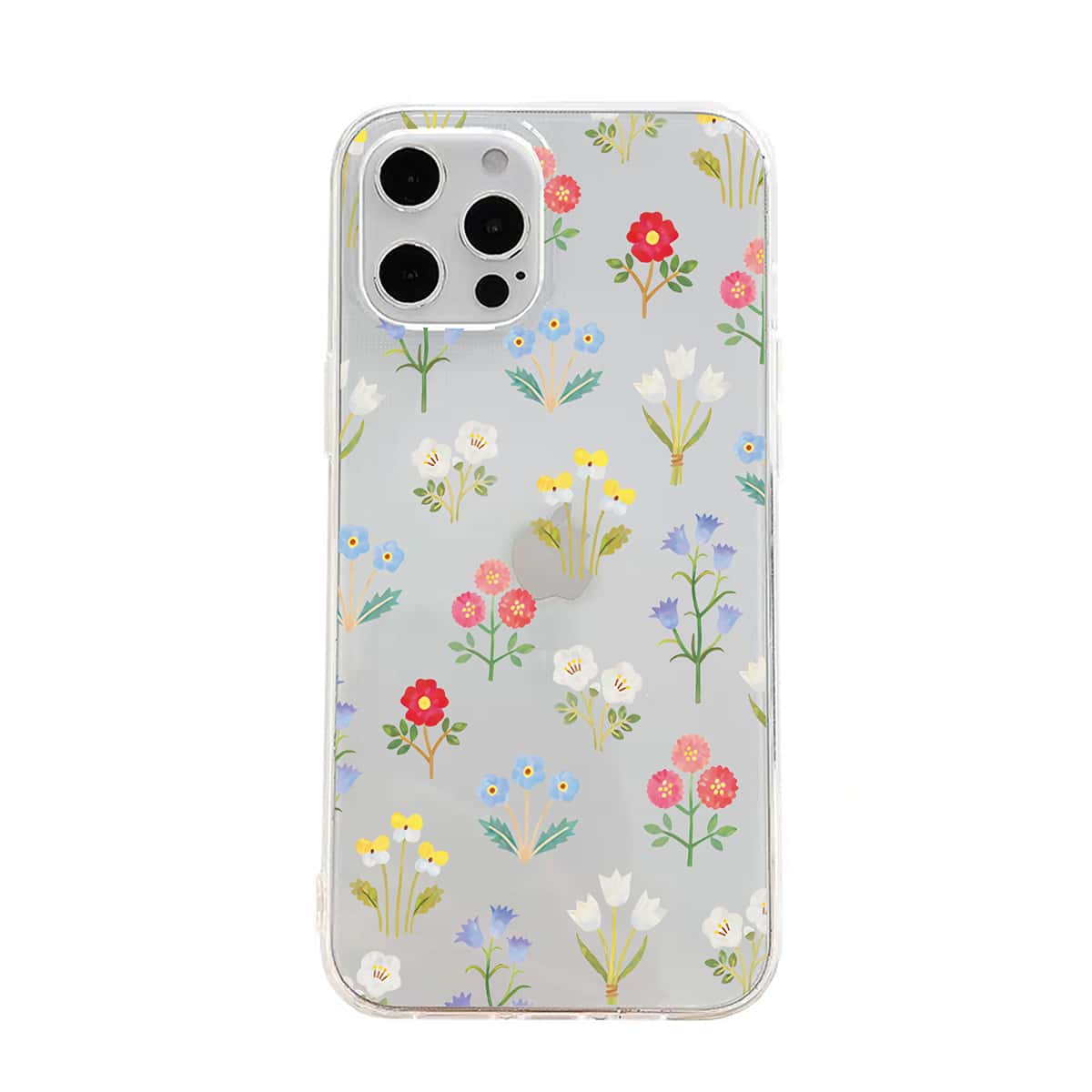

Floral Phone Case, Clear