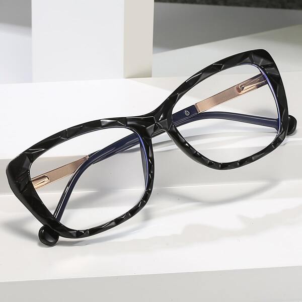 

Anti-Blue Light Textured Frame Eyeglasses