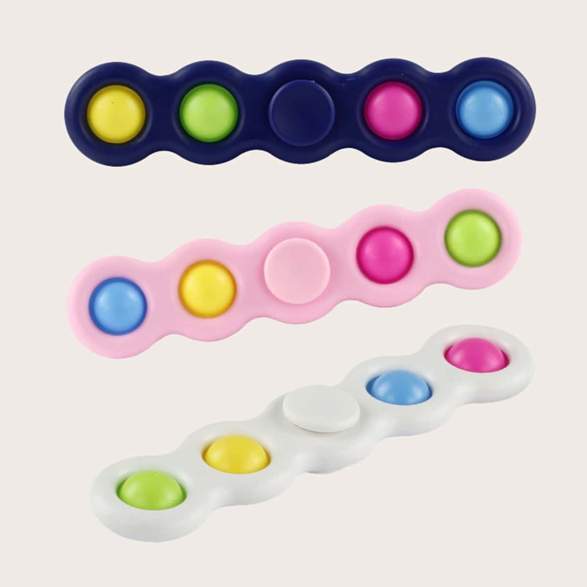

1pc Random Color Push Pop Bubble, Multicolor
