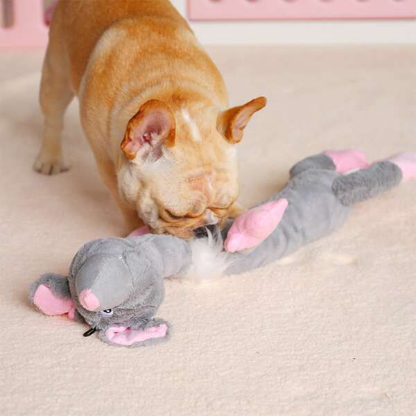 

1pc Pet Plush Toy, Multicolor