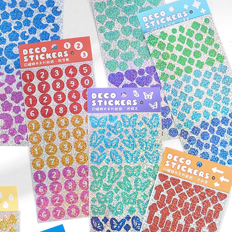 

1pc Random Glitter Sticker, Multicolor