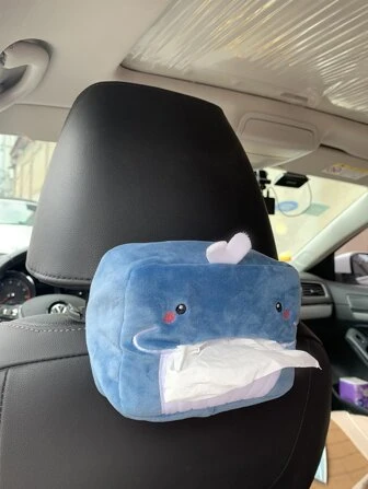 Caja para pañuelos con diseño de ballena de coche