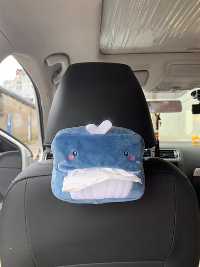 Caja para pañuelos con diseño de ballena de coche