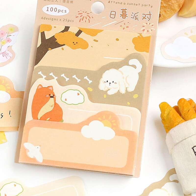 

1pc Cartoon Graphic Random Sticky Note, Multicolor