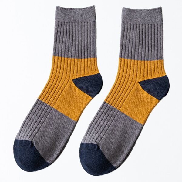 

Men Color Block Crew Socks, Multicolor