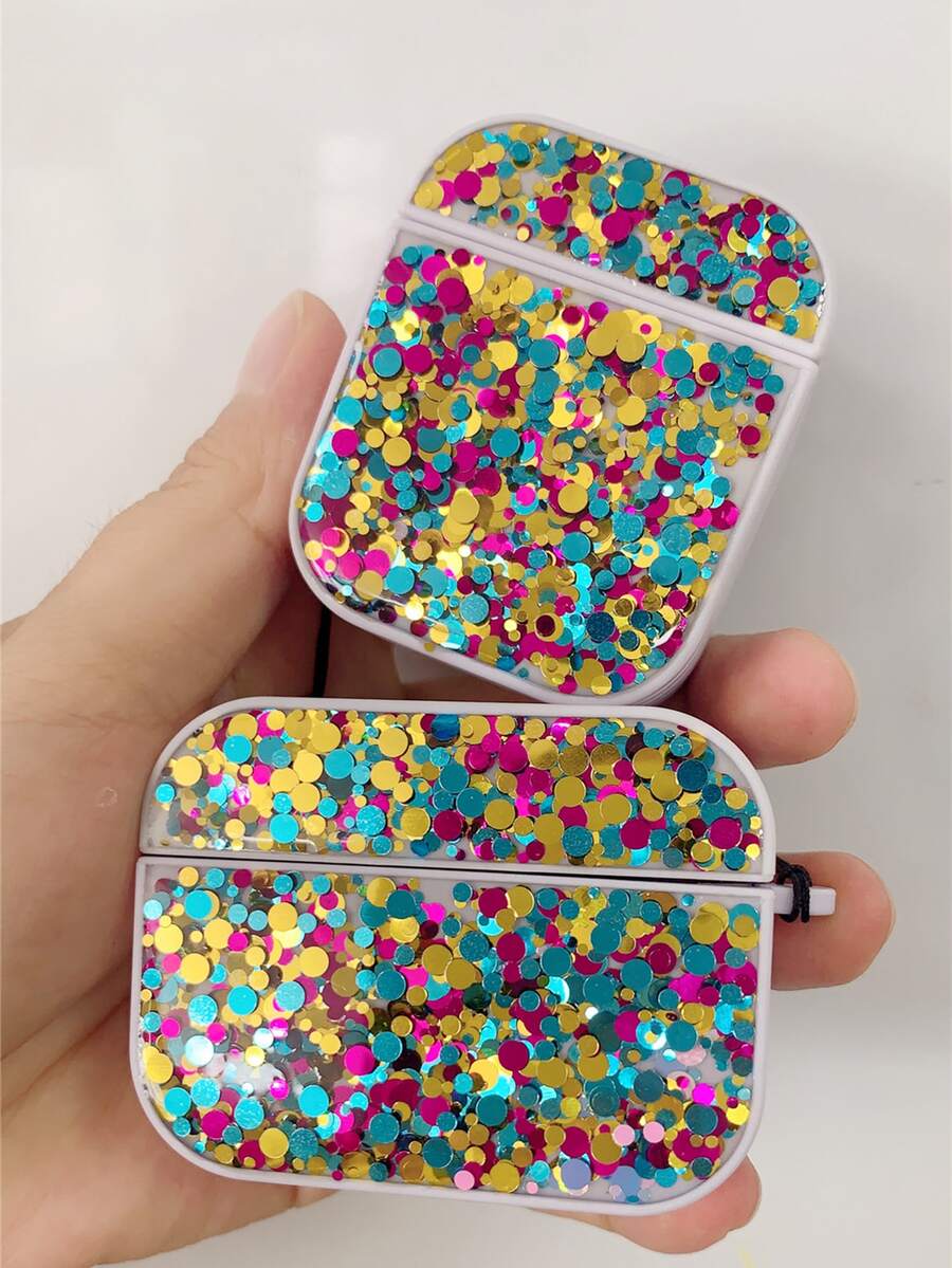 Glitter Case Compatible With Airpods - Multicolor - View 1
