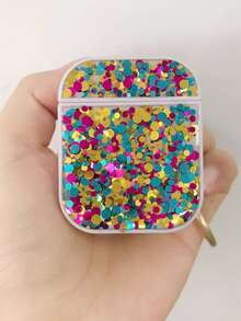 Glitter Case Compatible With Airpods - Multicolor - View 3