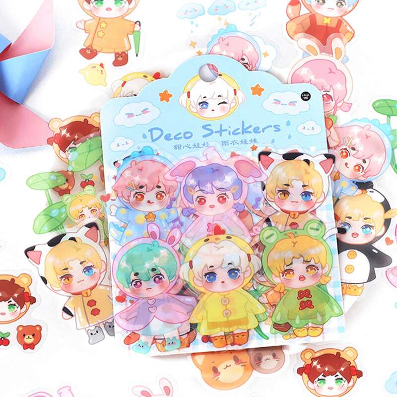 

1pack Cartoon Graphic Random Sticker, Multicolor