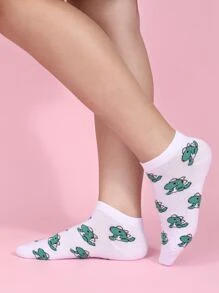 Phim hoạt hình Khủng long in Tất mắt cá chân - Nhiều màu - Xem 2