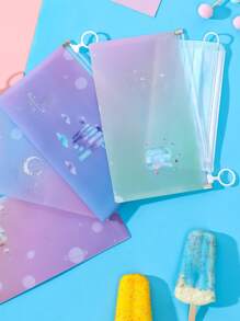 1入組隨機圖案面罩收納袋 - 彩色 - 查看 3