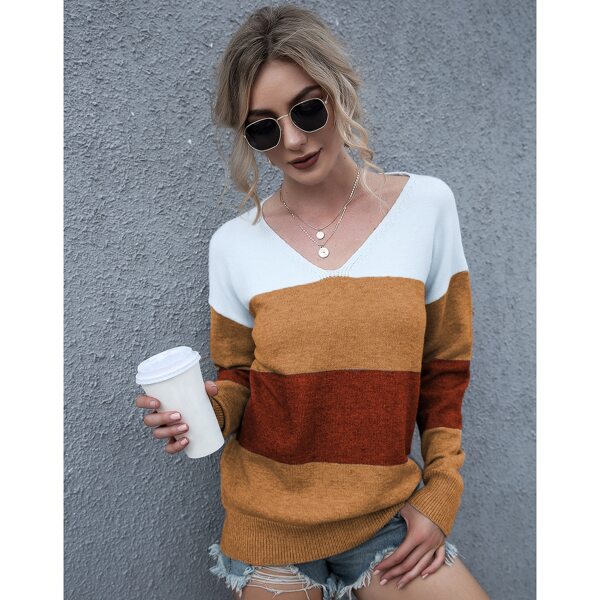 

Colorblock Drop Shoulder Sweater, Multicolor