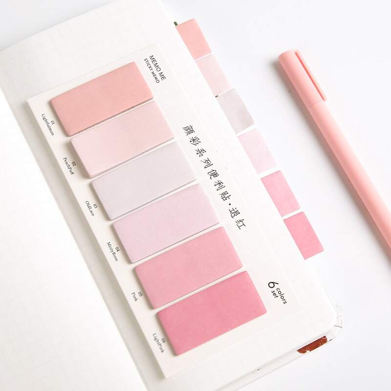 

1pc Sticky Note, Multicolor