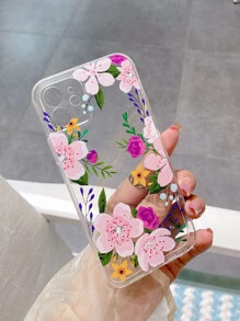 Floral Phone Case - Clear - View 2