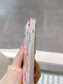 Floral Phone Case - Clear - View 3