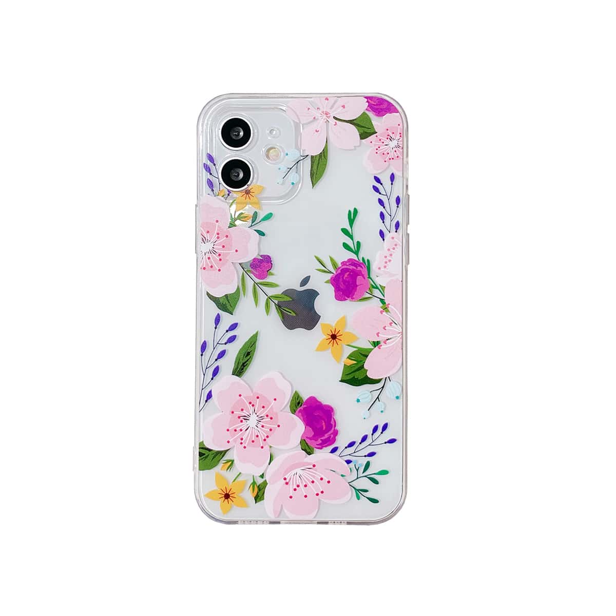 

Floral Phone Case, Clear