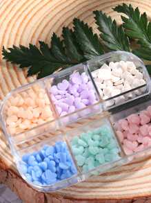 1box Heart Design Nail Art Decoration - Multicolor - View 2