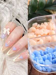 1box Heart Design Nail Art Decoration - Multicolor - View 4