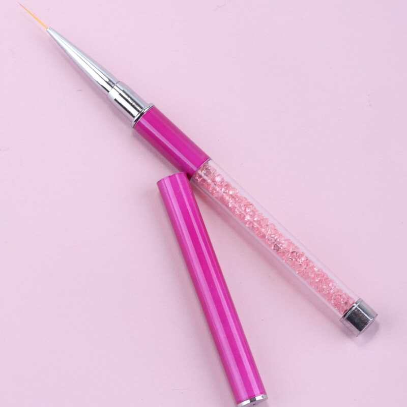 

1pc Nail Art Brush, Hot pink