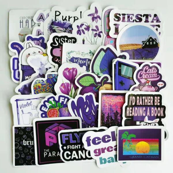 

63pcs Mixed Pattern Random Sticker, Multicolor