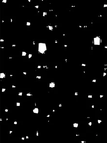 月亮印花掛毯 - 黑色 - 查看 4