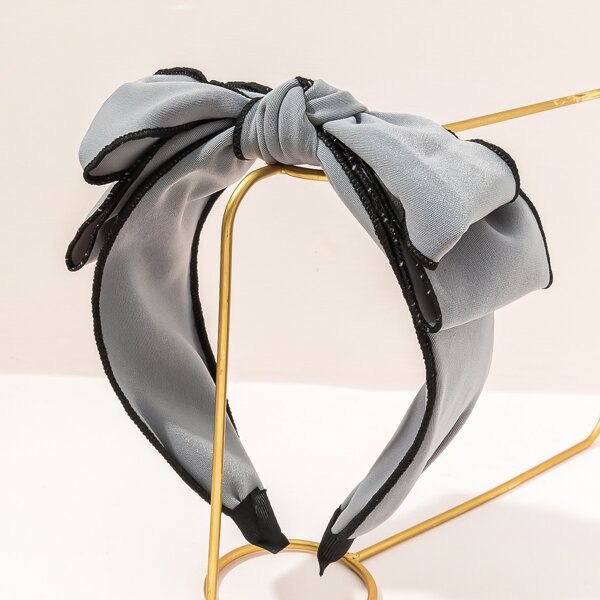 

Bow Decor Headband, Grey