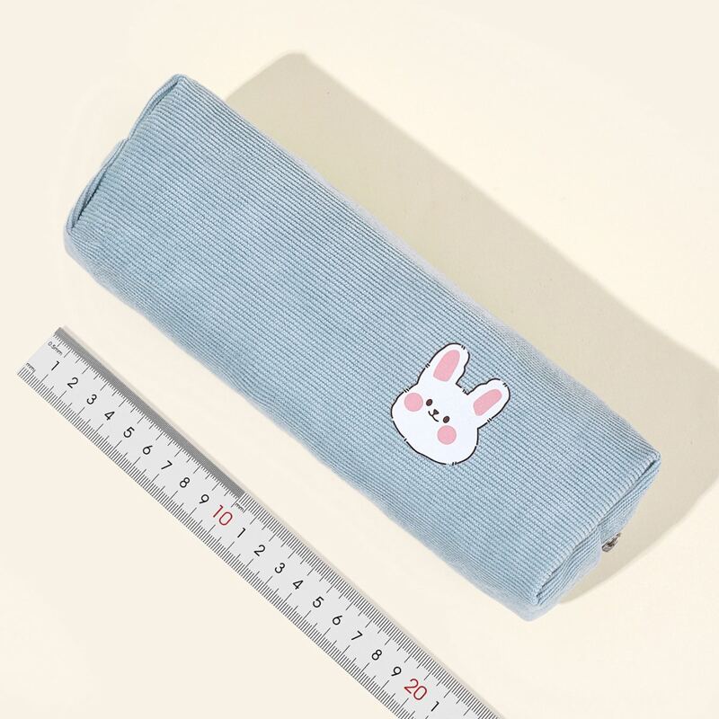 

Cartoon Graphic Pencil Case, Dusty blue