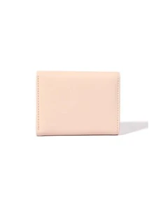 卡通人物圖形折疊小錢包 - 粉色 - 查看 5