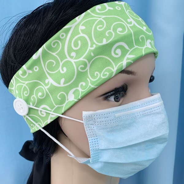 

Graphic Hair Band, Green
