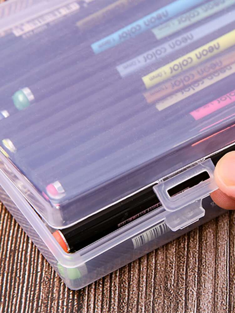 2入組透明筆袋 - 無色 - 查看 3