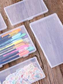 2 piezas Estuche transparente