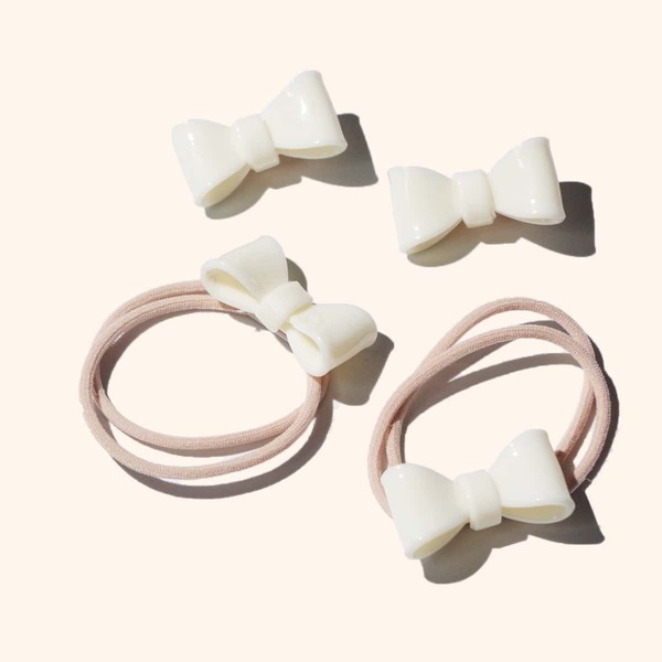 

4pcs Toddler Girl Bow Knot Hair Accessory, Multicolor