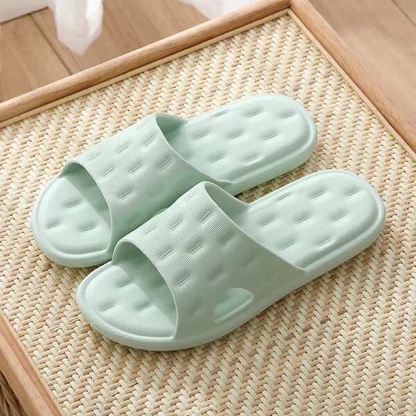 

Minimalist Textured Cut Out Slides, Green