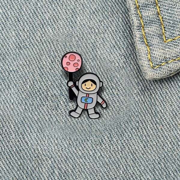 

Toddler Kids Astronaut Decor Brooch, Multicolor