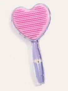 Cartoon Koala Print Hair Brush - Dusty Purple - View 2