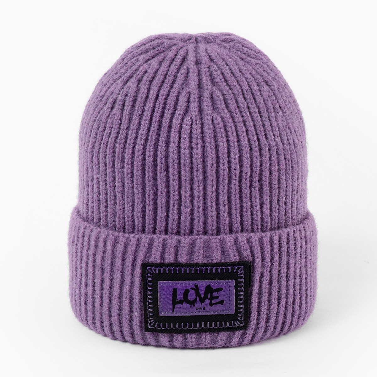 Вязаная шапка-бини