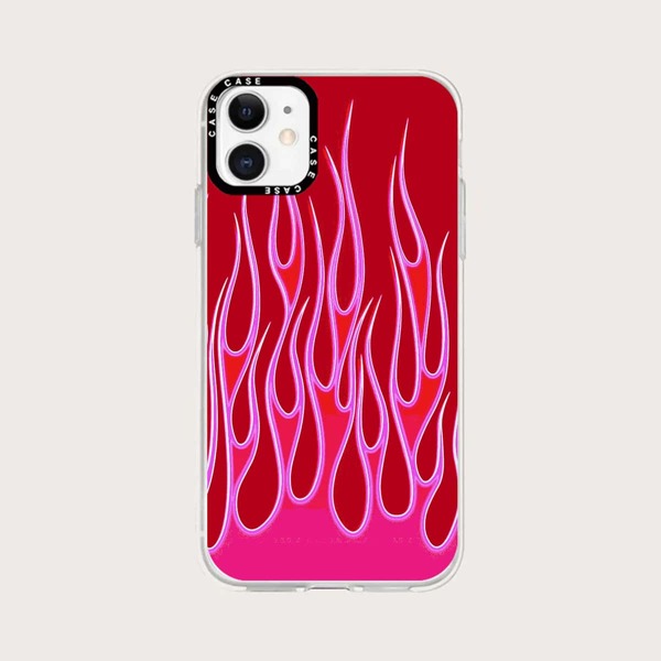 

Fire Pattern Phone Case, Multicolor