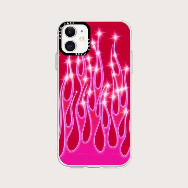 

Fire Pattern Phone Case, Multicolor