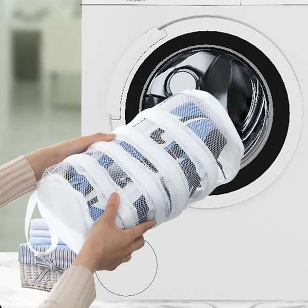 

1pc Mesh Laundry Bag, White