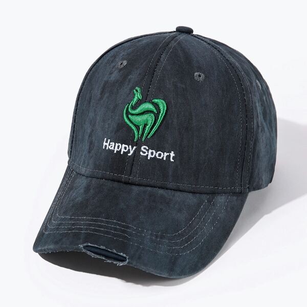 

Letter Embroidered Baseball Cap, Multicolor