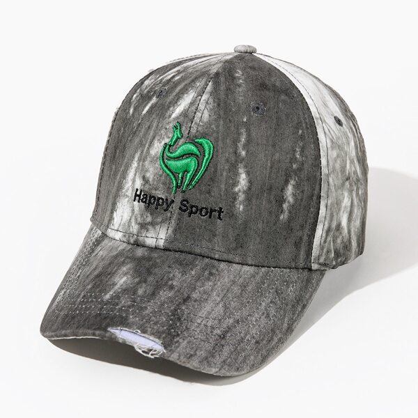 

Letter Embroidered Baseball Cap, Multicolor