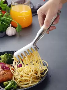 1 pieza Clip de acero inoxidable - Plateado - Ver 1