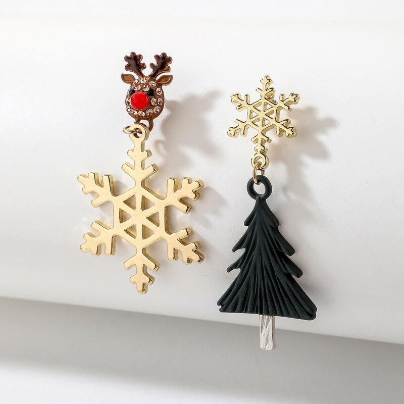 

Christmas Tree Decor Drop Earrings, Multicolor