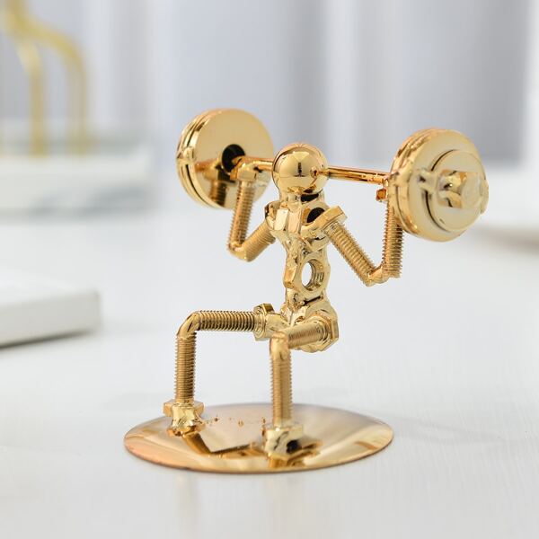 

1pc Figure Shaped Art Decoration, Gold